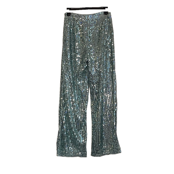 TEAL SEQUIN PANTS ✨✨✨ - Picture 2 of 9